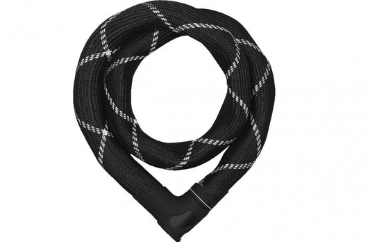 Abus Iven 8210 Kettingslot 140cm – ART2 Gekeurd | Extra Lange, Flexibele Stalen Ketting met Beschermhoes – Zwart