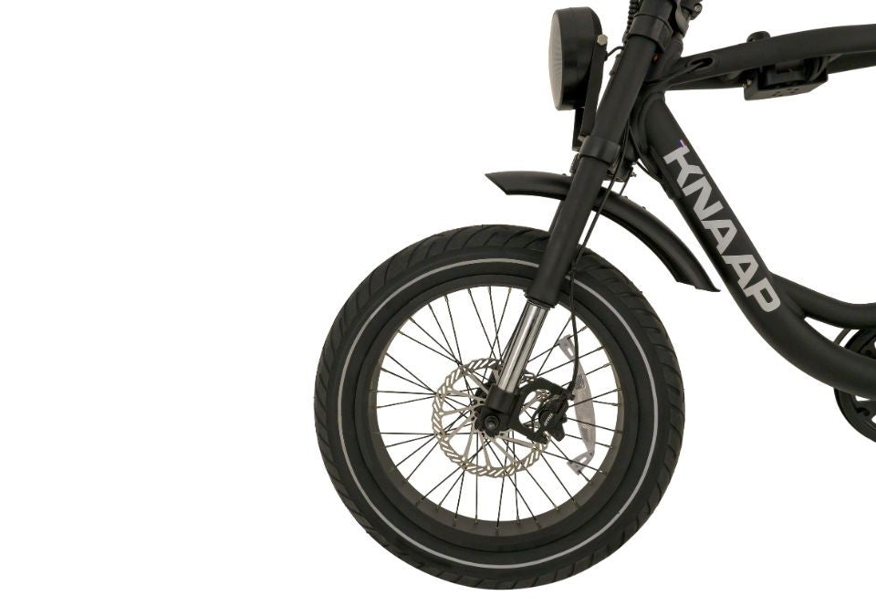 Elektrische fatbike KNAAP BCN zwart – krachtig statement design