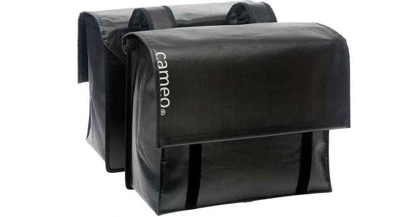 New Looxs Cameo Dubbele Fietstas - 46L | Sterk, Slijtvast – Zwart