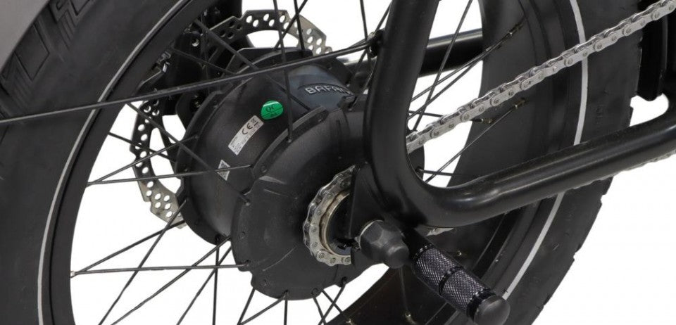 Elektrische fatbike kopen Phatfour FLX met dikke banden en stalen frame
