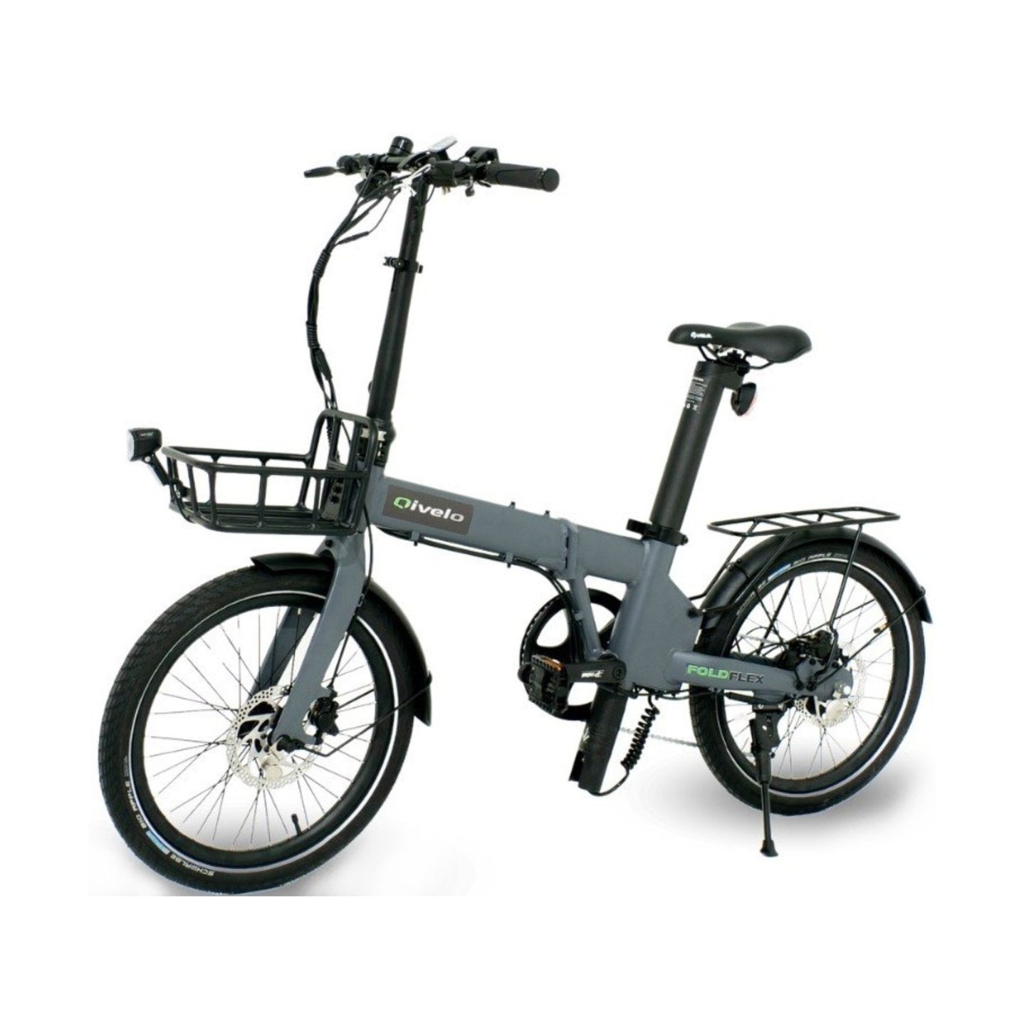 Elektrische vouwfiets Qivelo Foldflex lichtgewicht 20 inch