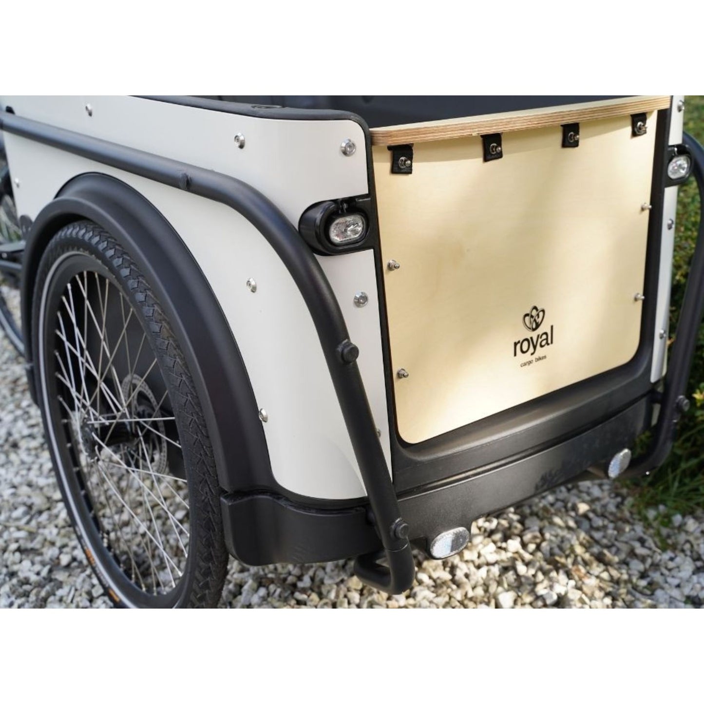 Elektrische bakfiets 3 wielen Royal Cargo Bike 3W Premium met kindervoorzitjes