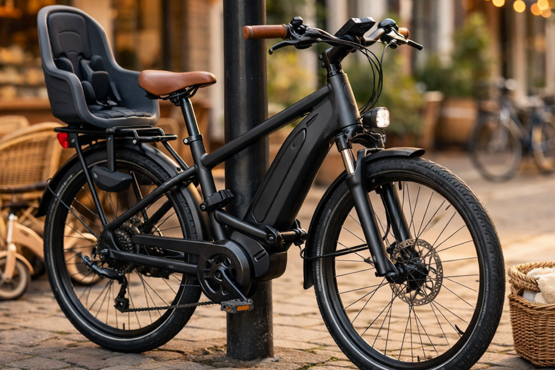 Afbeelding blogpost over fietssloten elektrische bakfiets en fiets