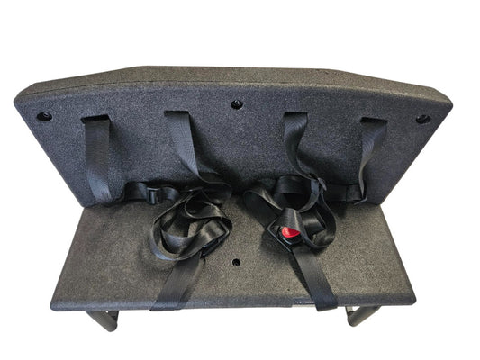 2e Bankje + Gordels voor Van Rixtel Urban – Extra Zitplek voor 3-Wiel Bakfiets | Inclusief Gordel, Eenvoudig te Monteren