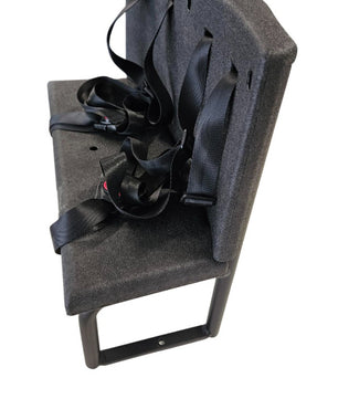 2e Bankje + Gordels voor Van Rixtel Urban – Extra Zitplek voor 3-Wiel Bakfiets | Inclusief Gordel, Eenvoudig te Monteren