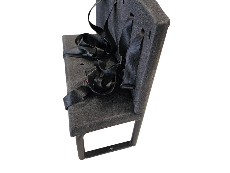 2e Bankje + Gordels voor Van Rixtel Urban – Extra Zitplek voor 3-Wiel Bakfiets | Inclusief Gordel, Eenvoudig te Monteren