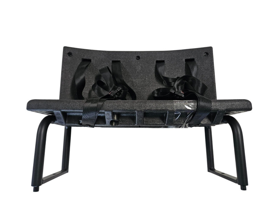 2e Bankje + Gordels voor Van Rixtel Urban – Extra Zitplek voor 3-Wiel Bakfiets | Inclusief Gordel, Eenvoudig te Monteren