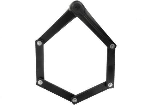 AXA Fold 85 Vouwslot met Houder – 85cm | Compact, Lichtgewicht, Sterk Staal – Zwart