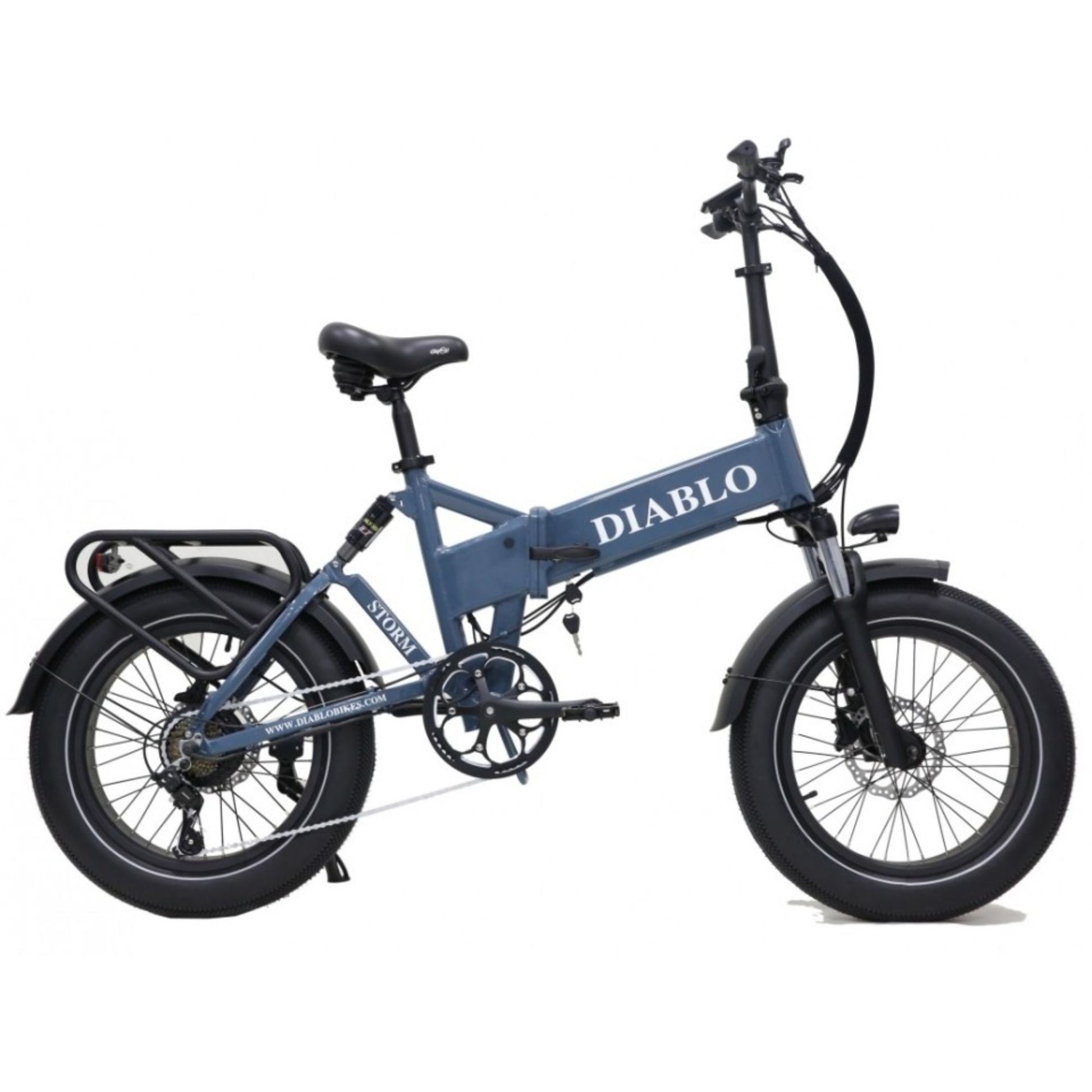 Elektrische fatbike Diablo Storm – stoer design en extra dikke banden