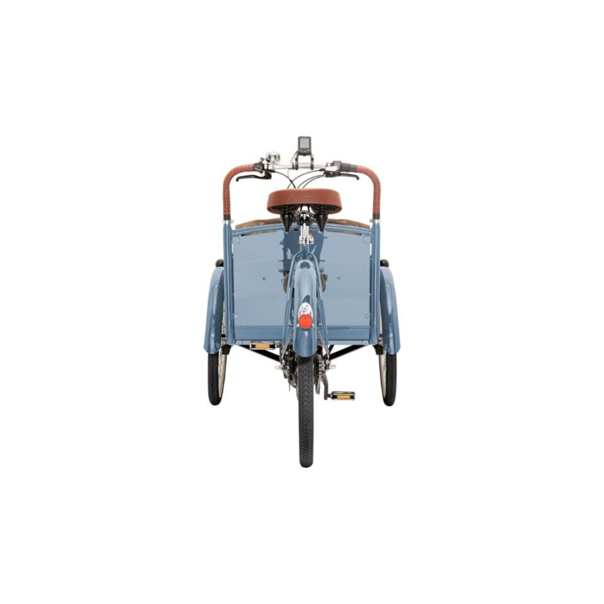 Premium elektrische bakfiets 3 wielen met aluminium bak en middenmotor
