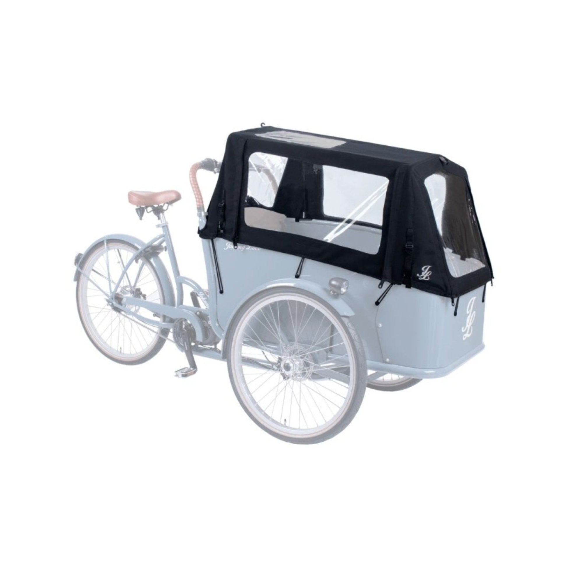 Premium elektrische bakfiets 3 wielen met aluminium bak en middenmotor