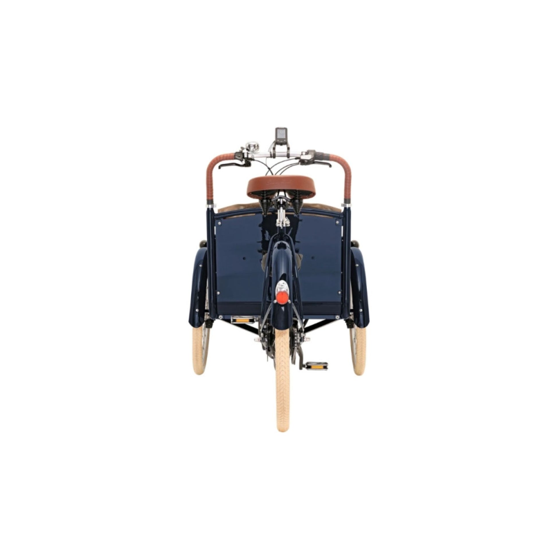 Premium elektrische bakfiets 3 wielen met aluminium bak en middenmotor