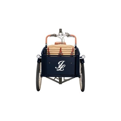 Premium elektrische bakfiets 3 wielen met aluminium bak en middenmotor