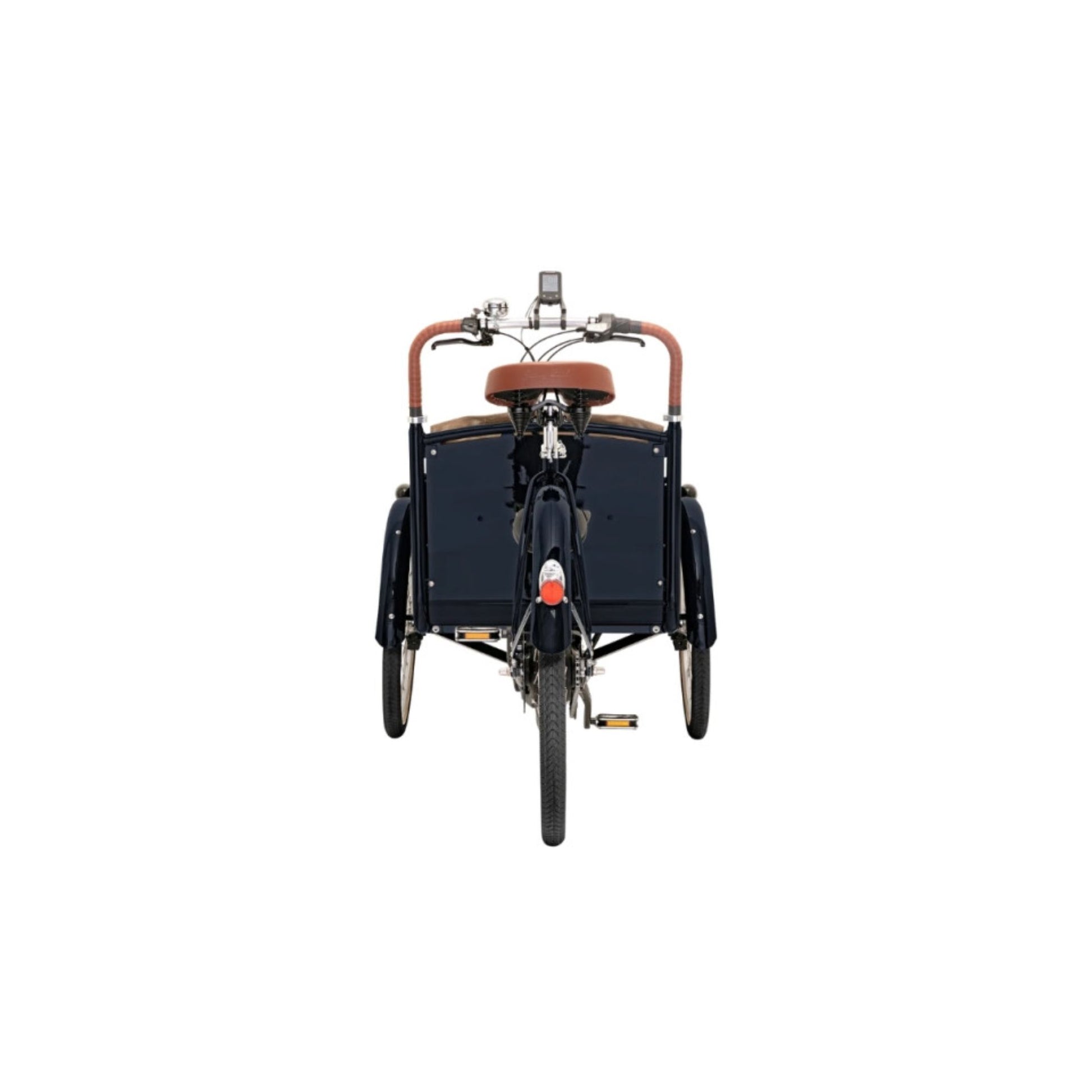 Premium elektrische bakfiets 3 wielen met aluminium bak en middenmotor