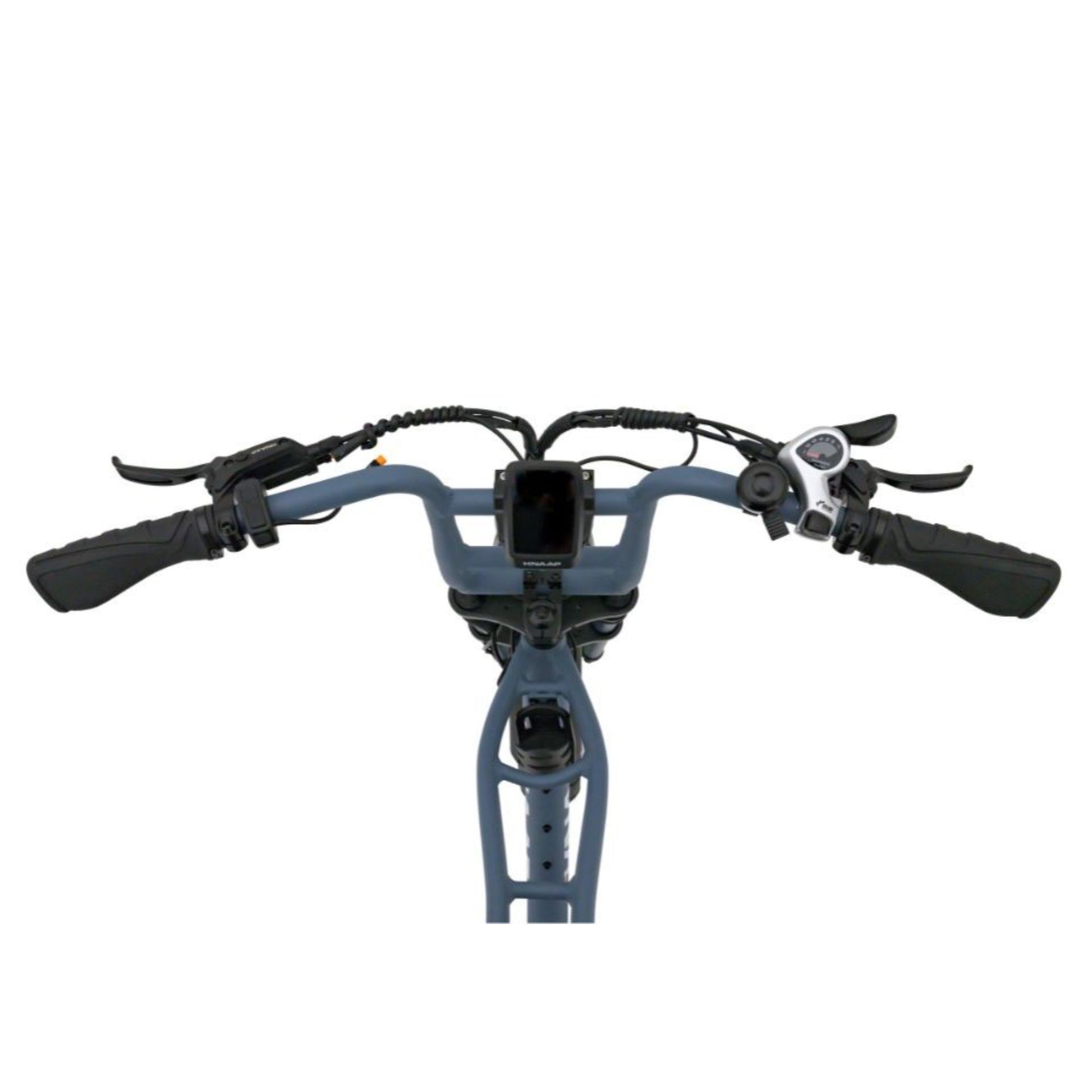 Beste elektrische fatbike KNAAP AMS X met brede banden en buddyseat