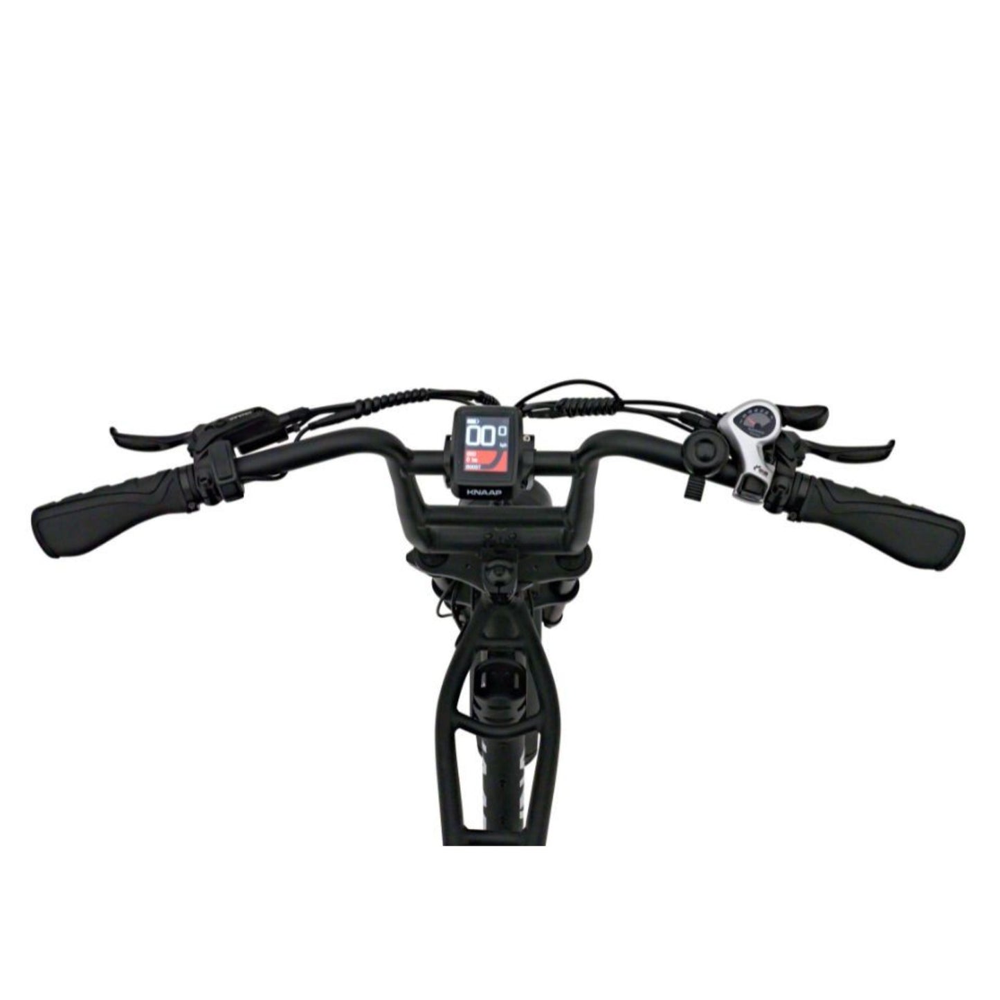 Beste elektrische fatbike KNAAP AMS X met brede banden en buddyseat