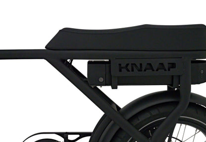 Beste elektrische fatbike KNAAP AMS X met brede banden en buddyseat