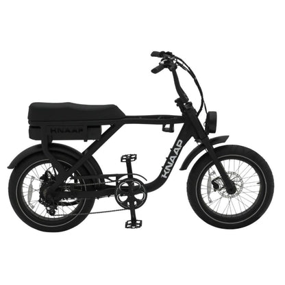 Beste elektrische fatbike KNAAP AMS X met brede banden en buddyseat