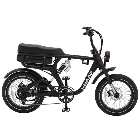 Elektrische fatbike KNAAP RTD X zwart – krachtig design en brede banden