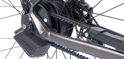 Comfortabele elektrische herenfiets met Enviolo AutomatiQ en riemaandrijving