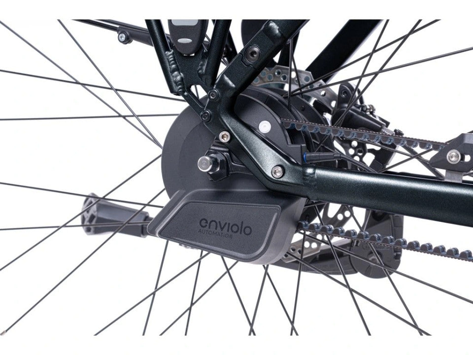 Comfortabele elektrische herenfiets met Enviolo AutomatiQ en riemaandrijving
