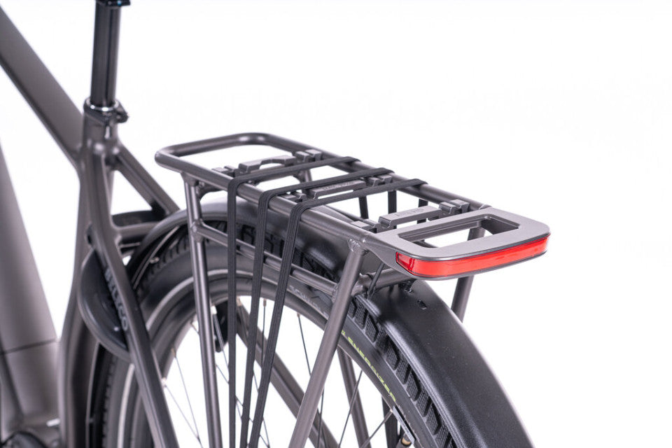 Elektrische herenfiets Levit Beleco 3 Overstep 2026 met middenmotor en riemaandrijving