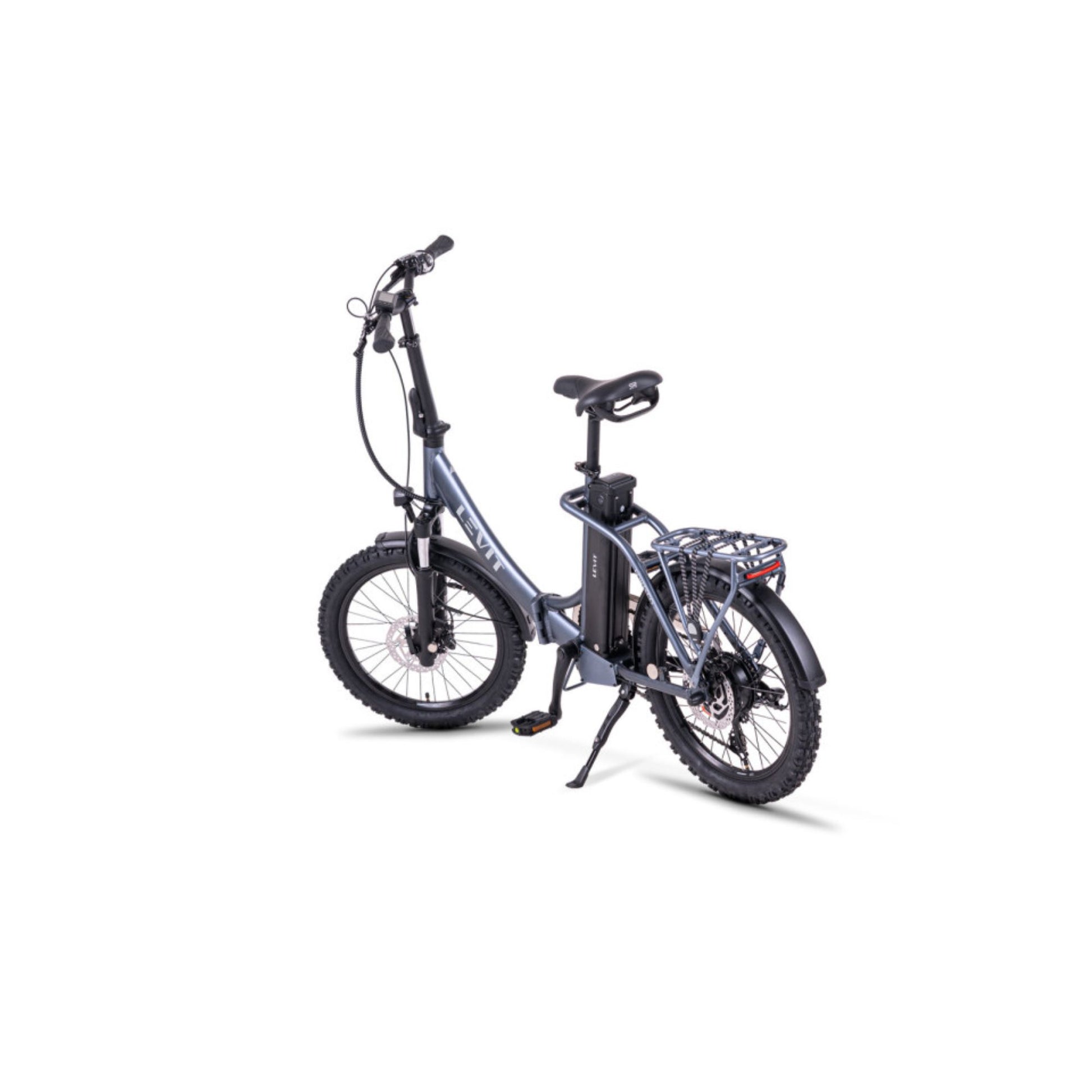 Elektrische vouwfiets Levit Forteco 1 2026 silver met lage instap