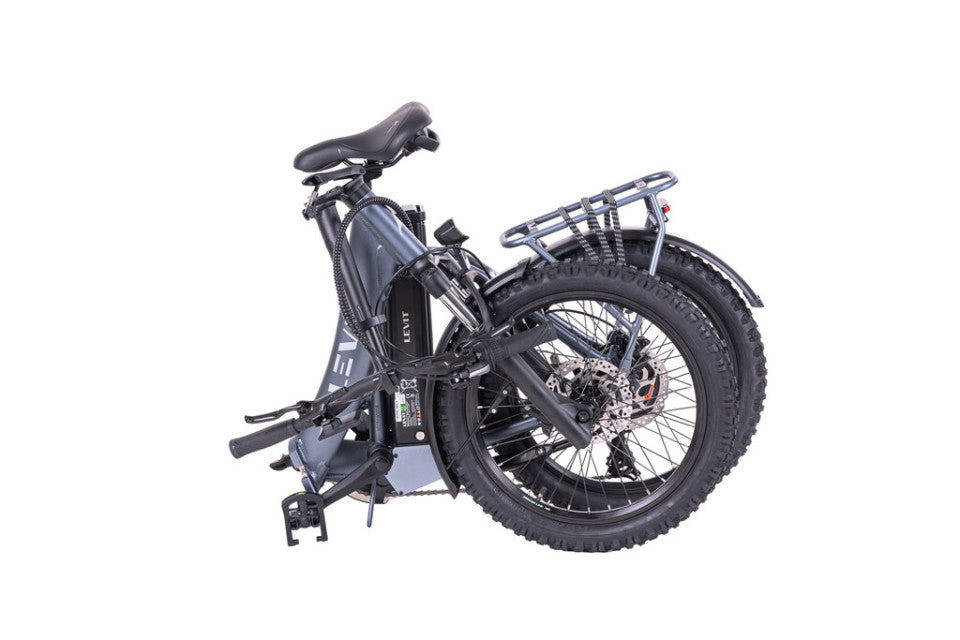 Elektrische vouwfiets Levit Forteco 1 2026 silver met lage instap