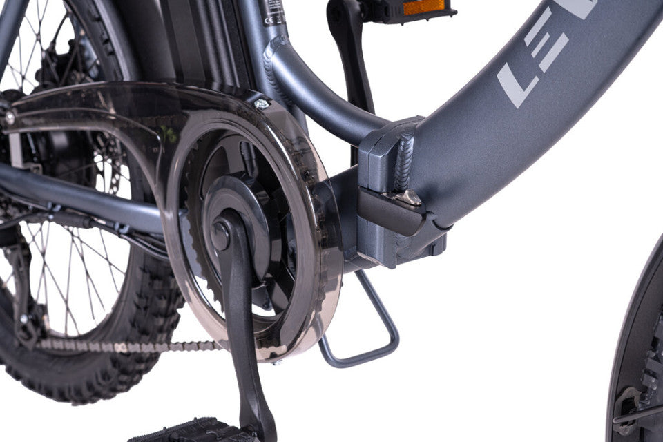 Elektrische vouwfiets Levit Forteco 1 2026 silver met lage instap