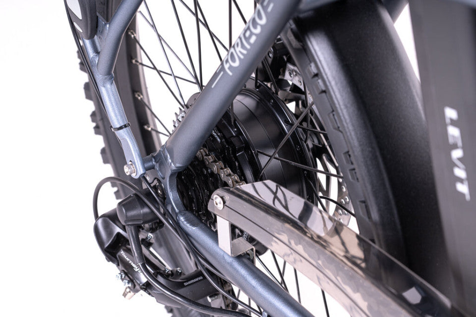 Elektrische vouwfiets Levit Forteco 1 2026 silver met lage instap