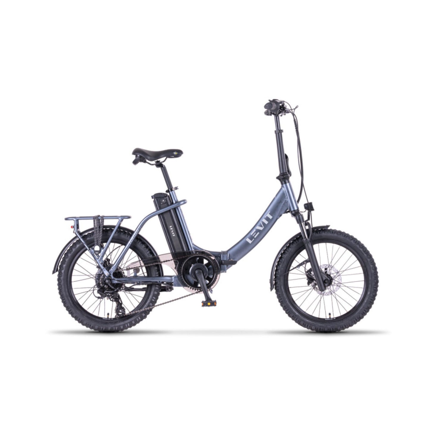 Elektrische vouwfiets Levit Forteco 1 2026 silver met lage instap