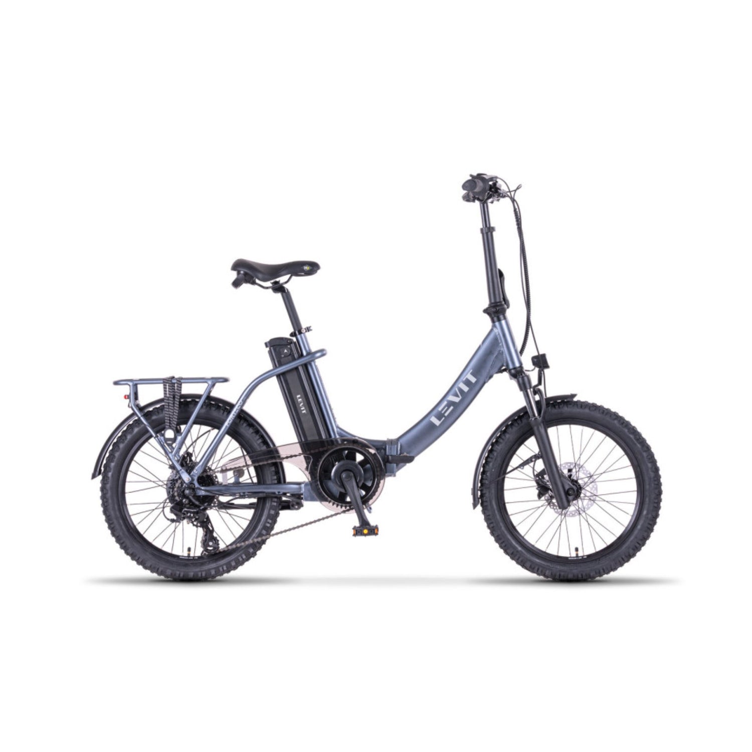 Elektrische vouwfiets Levit Forteco 1 2026 silver met lage instap