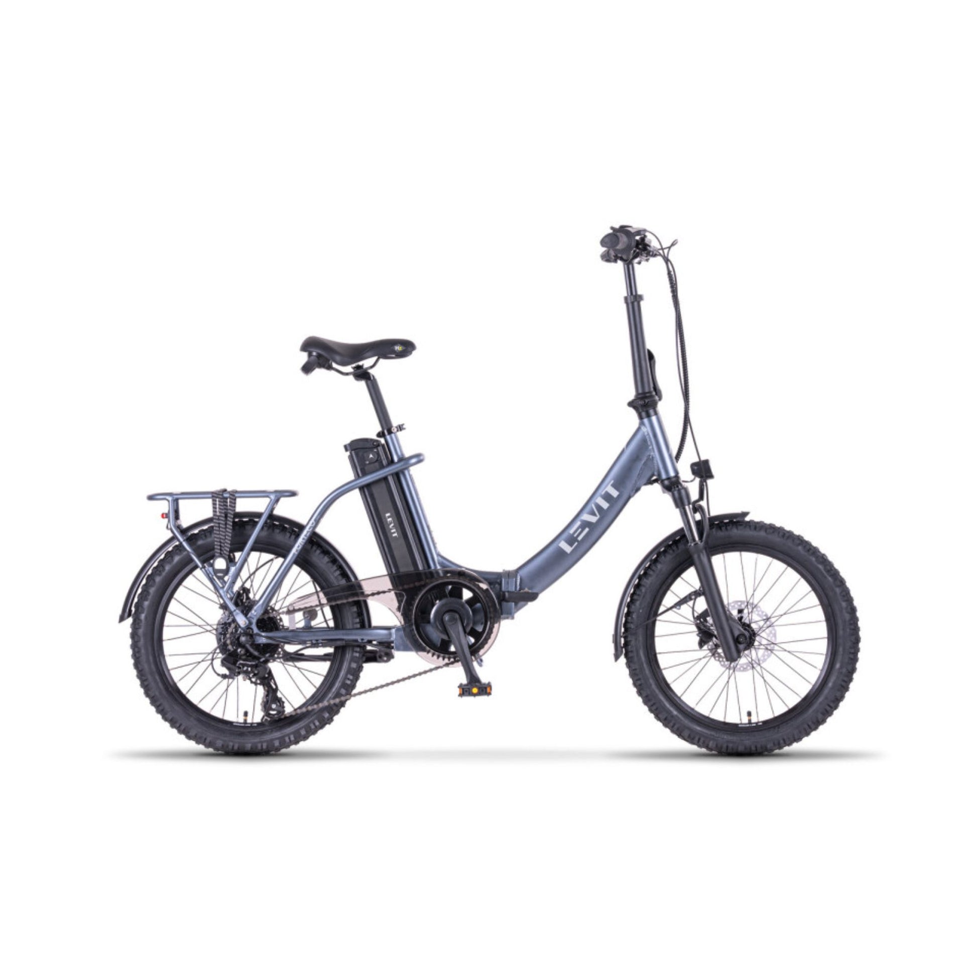 Elektrische vouwfiets Levit Forteco 1 2026 silver met lage instap