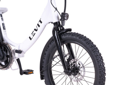 Elektrische vouwfiets 20 inch lichtgewicht Levit Forteco 3 opgevouwen