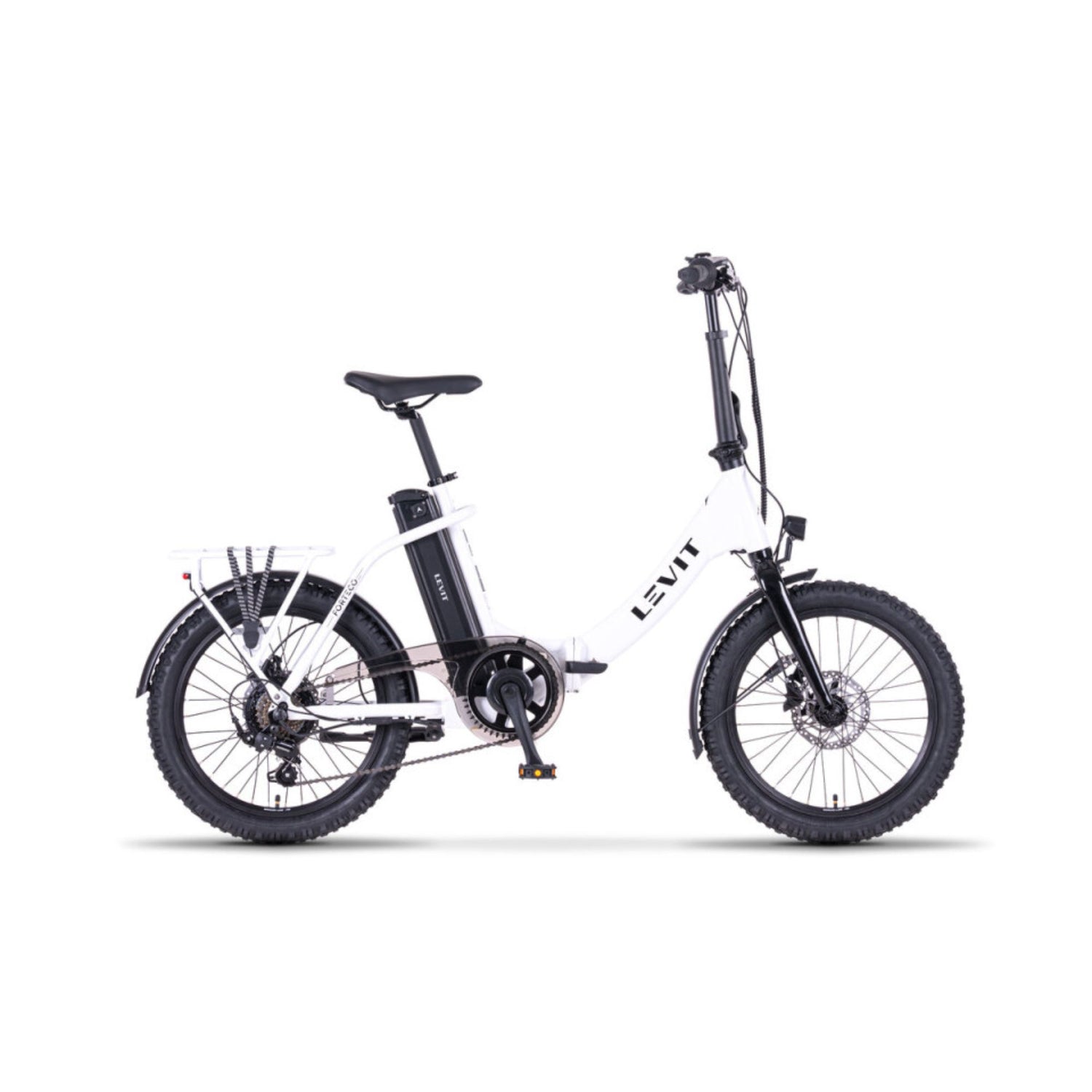 Elektrische vouwfiets 20 inch lichtgewicht Levit Forteco 3 opgevouwen