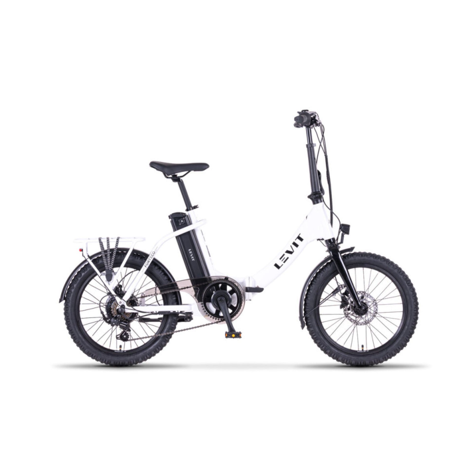 Elektrische vouwfiets 20 inch lichtgewicht Levit Forteco 3 opgevouwen