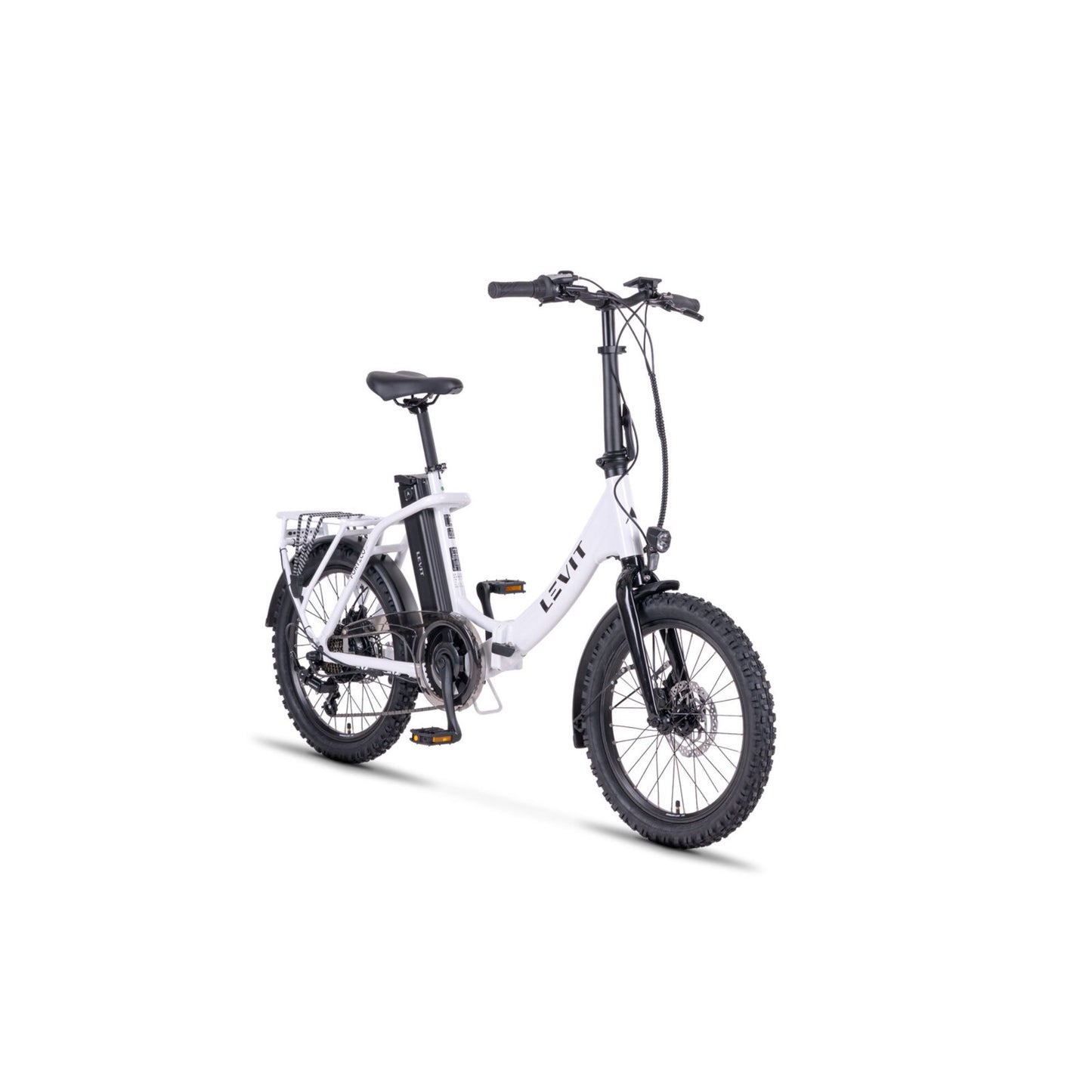 Elektrische vouwfiets 20 inch lichtgewicht Levit Forteco 3 opgevouwen