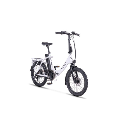Elektrische vouwfiets 20 inch lichtgewicht Levit Forteco 3 opgevouwen