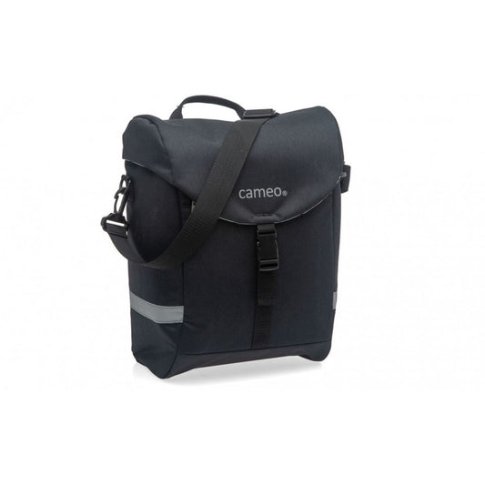 New Looxs Cameo Sports enkele fietstas zwart op bagagedrager