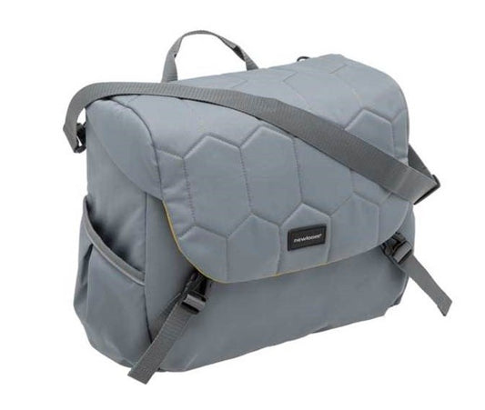 New Looxs Mondi Joy Enkele Fietstas en Schoudertas – 18,5L | Luxe, Waterafstotend Polyester, Reflectie - Quilted Grey