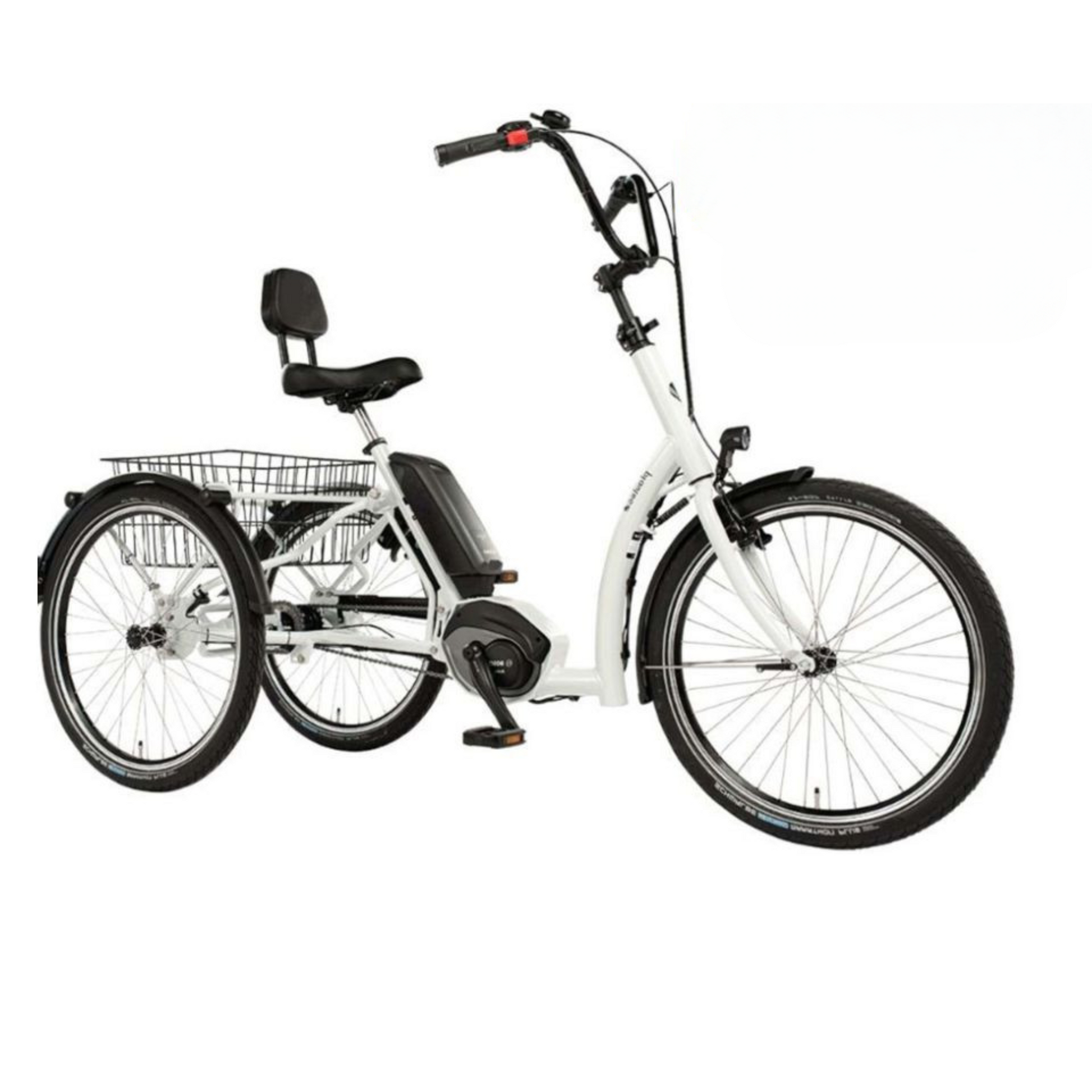 Elektrische driewieler Pfautec Combo met Bosch middenmotor