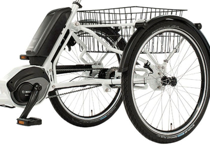 Elektrische driewieler Pfautec Combo met Bosch middenmotor