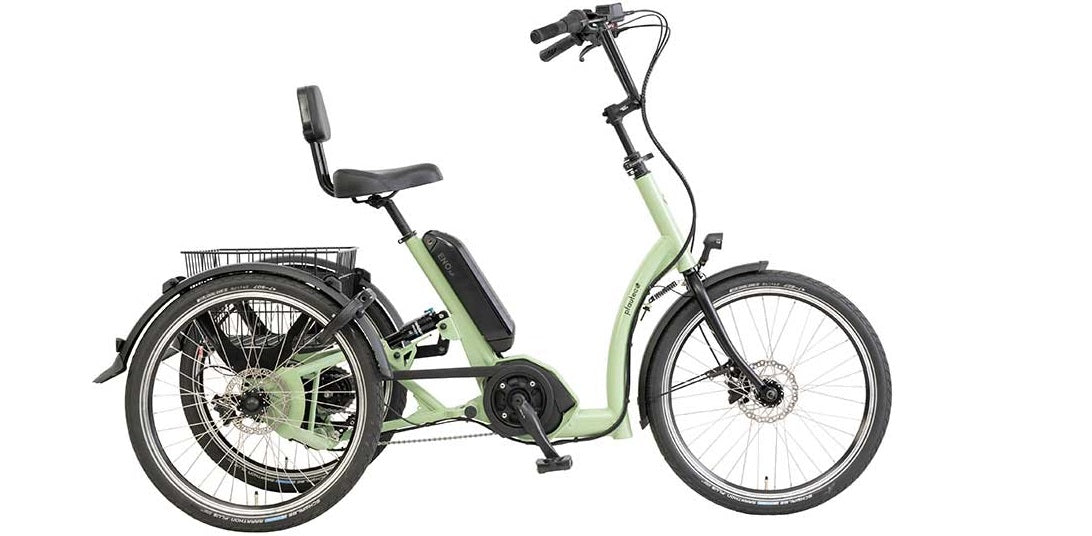 Elektrische driewieler Pfautec Eno AP met Bosch middenmotor