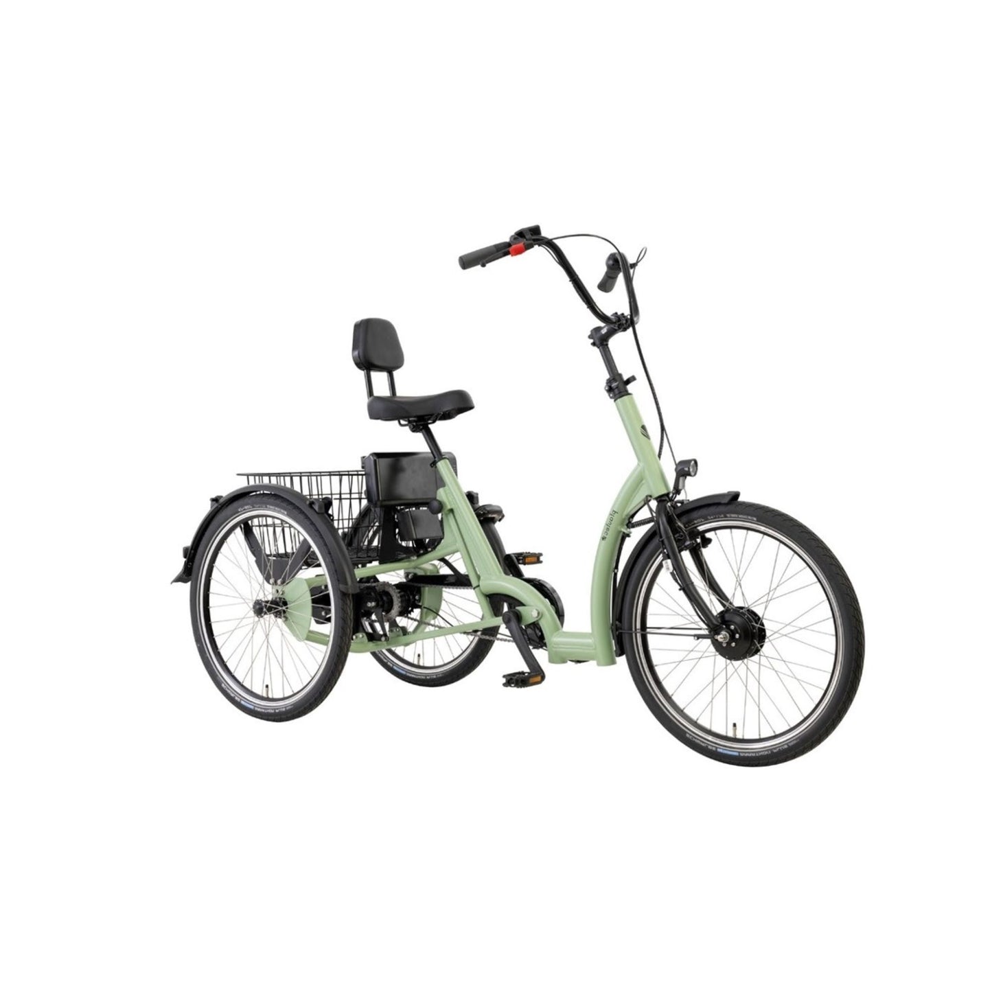 Driewieler elektrische fiets Pfautec Eno FM met ergonomische zithouding