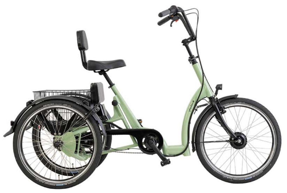 Driewieler elektrische fiets Pfautec Eno FM met ergonomische zithouding
