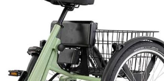 Driewieler elektrische fiets Pfautec Eno FM met ergonomische zithouding