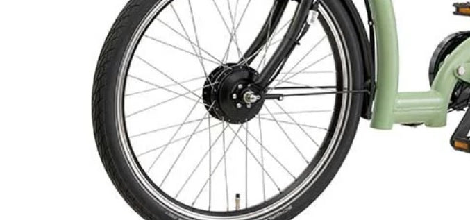 Driewieler elektrische fiets Pfautec Eno FM met ergonomische zithouding
