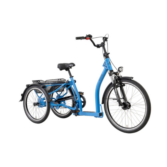 Driewieler Pfautec Lasse blauw met lage instap