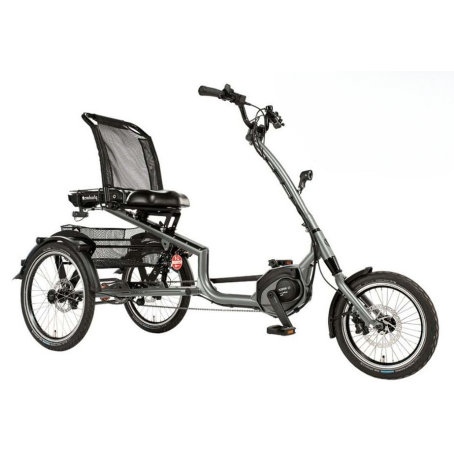 Elektrische driewieler Pfautec Scoobo met comfortabele stoel