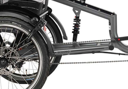 Elektrische driewieler Pfautec Scoobo met comfortabele stoel